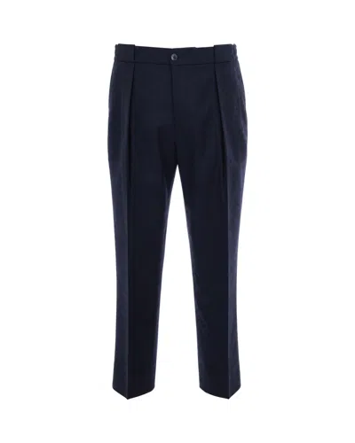Briglia Pantalone Portobello Navy In Animal Print