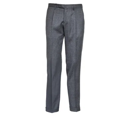 Briglia Pleated Easy-fit Pants In Gray