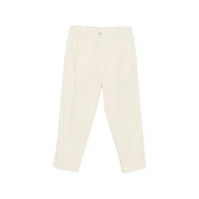 Briglia Pleated Trousers In White