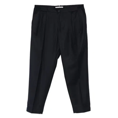 Briglia Pleated-pocket Trousers In Black