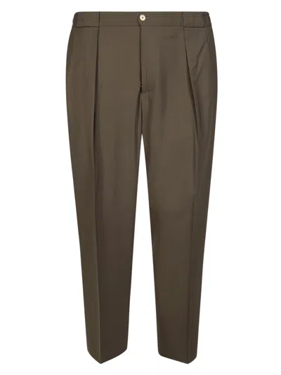 Briglia Portobellos Pleated Trousers In Brown