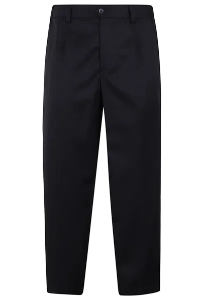 Briglia Portofino Carrot Leg Pants In Bridle Blue In Black