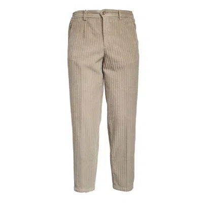 Briglia Portofino Corduroy Trousers In Gray