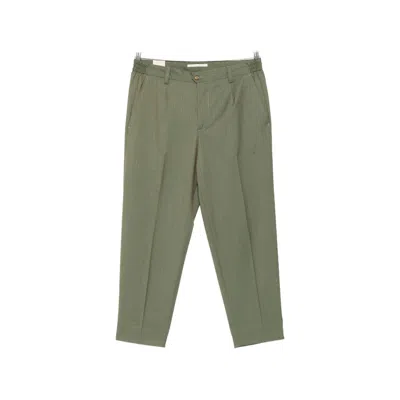 Briglia Portofinos Pleated Trousers In Green