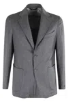 Briglia Reda Active Wool Jacket In Gray