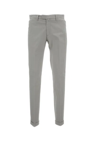 Briglia Slim Chino Trousers In Gray