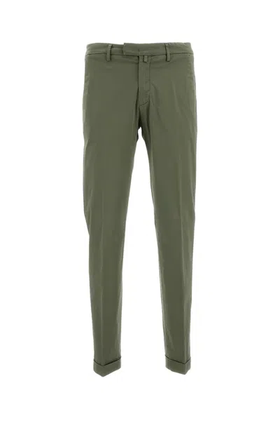 Briglia Slim Chino Trousers In Green