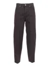 Briglia Straight-leg Pants With Mid-rise Waist In Brown
