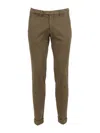 Briglia Tailored Black Formal Pants With Side Pockets In Green