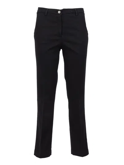 Briglia Tailored Black Smooth Straight-leg Pants