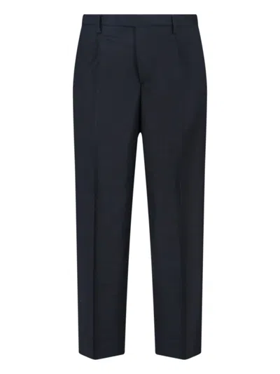 Briglia Tailored Black Trousers With Classic Fit And Minimalist Design