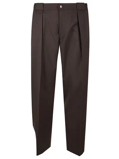 Briglia Tailored Brown Trousers With Classic Fit