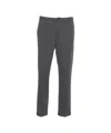 Briglia Tailored Grey Chinos With Practical Pockets And Smooth Finish In Gray