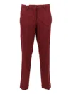 Briglia Tailored Straight-leg Pants In Red