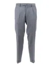 Briglia Tailored Straight-leg Pants With Subtle Ankle Taper In Gold