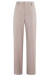 Briglia Tailored Straight-leg Trousers With Subtle Waistband