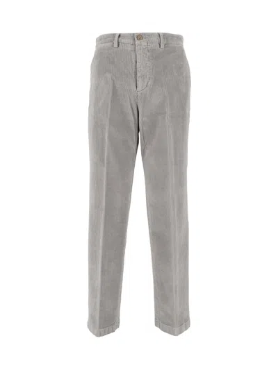 Briglia Straight-leg Cropped Corduroy Pants In Neutral