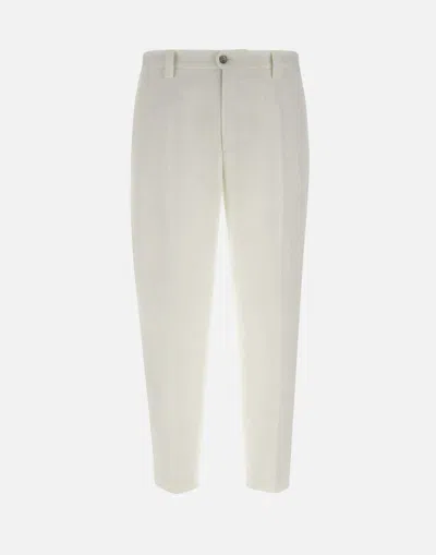Briglia White Cotton Linen Portofinos Pants