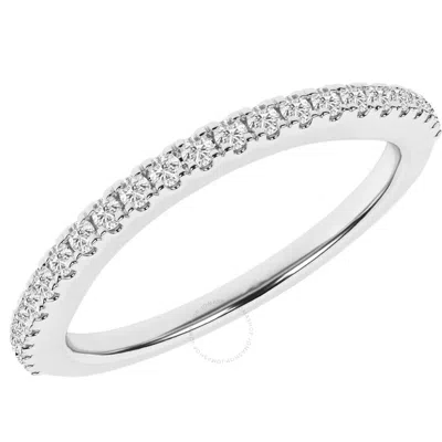 Brilliant Diamond 0.19 Carat 14k White Gold Contour Diamond Ring For Women  Lab Grown Diamond  Weddi