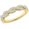 Brilliant Diamond 0.50 Carat 14k Yellow Gold Stackable Diamond Ring For Women  Lab Grown Diamond  Tw