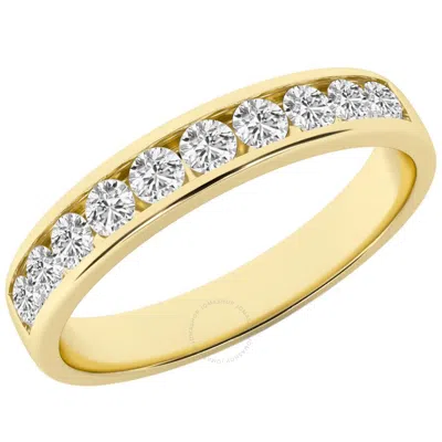 Brilliant Diamond 0.50 Carat Lab Grown Diamond Wedding Anniversary Band For Women  10 Stone Stackabl