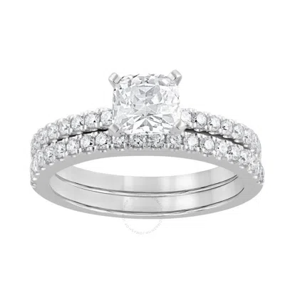 Brilliant Diamond 1 1/2 Carat Cushion Diamond Engagement Ring Bridal Set For Women | Lab Grown Diamo