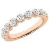 Brilliant Diamond 1.50 Carat Lab Grown Diamond Ring Wedding Anniversary Band For Women| 9 Stone Stac