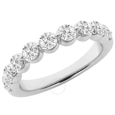 Brilliant Diamond 1.00 Carat Lab Grown Diamond |wedding Anniversary Band For Women | 9 Stone Stackab In White