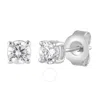 Brilliant Diamond 10kt White Gold 0.50 Carat Lab Grown Diamond Stud Earrings For Women In White