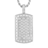 Brilliant Diamond 10kt White Gold 2.00 Carat Lab Grown Diamond Pendant Necklace For Women