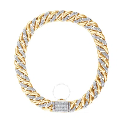 Brilliant Diamond 10kt Yellow Gold 2.20 Cttw Lab Grown Diamond Tennis Braceletfor Women