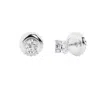 Brilliant Diamond 14k White Gold Igi Certified 1 Carat Princess Cut Lab Grown Diamond Stud Earrings  In White