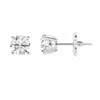 Brilliant Diamond 14k White Gold Igi Certified 3 Carat Round Cut Lab Grown Diamond Stud Earrings For In White