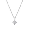 Brilliant Diamond 14kt White Gold 0.33 Carat Lab Grown Diamond Pendant Necklace For Women In White