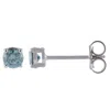 Brilliant Diamond 14kt White Gold 0.40 Carat Lab Grown Diamond Stud Earrings For Women In White