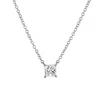 Brilliant Diamond 14kt White Gold 0.55 Carat Lab Grown Diamond Necklace For Women In White