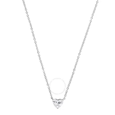 Brilliant Diamond 14kt White Gold 0.60 Carat Lab Grown Diamond Necklace For Women