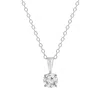 Brilliant Diamond 14kt White Gold 0.75 Carat Lab Grown Diamond Pendant Necklace For Women In White