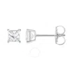 Brilliant Diamond 14kt White Gold 0.80 Carat Lab Grown Diamond Stud Earrings For Women