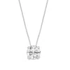Brilliant Diamond 14kt White Gold 1.00 Carat Lab Grown Diamond Pendant Necklace For Women In White