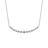 Brilliant Diamond 14kt White Gold 1.00 Carat Lab Grown Diamond Pendant Necklace For Women In White