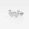 Brilliant Diamond 14kt White Gold 1.00 Carat Lab Grown Diamond Stud Earrings For Women In White