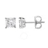 Brilliant Diamond 14kt White Gold 1.20 Carat Lab Grown Diamond Stud Earrings For Women In White