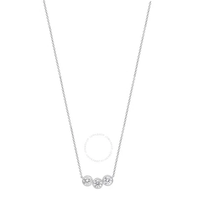 Brilliant Diamond 14kt White Gold 1.40 Carat Lab Grown Diamond Necklace For Women