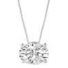 Brilliant Diamond 14kt White Gold 2.00 Carat Lab Grown Diamond Pendant Necklace For Women In White