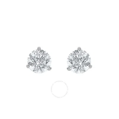 Brilliant Diamond 14kt White Gold 2.00 Carat Lab Grown Diamond Stud Earrings For Women