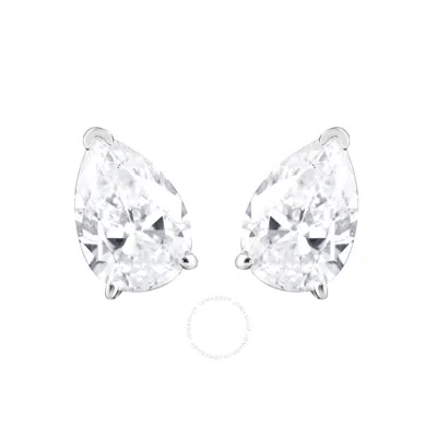 Brilliant Diamond 14kt White Gold 2.00 Carat Lab Grown Diamond Stud Earrings For Women