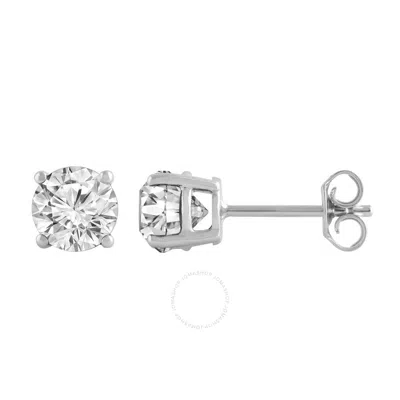Brilliant Diamond 14kt White Gold 3.00 Carat Lab Grown Diamond Stud Earrings For Women