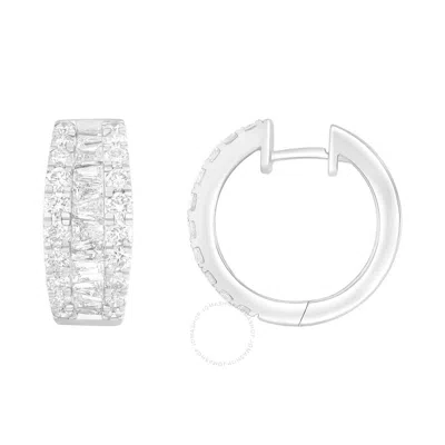 Brilliant Diamond 14kt White Gold 3.00 Carat Lab Grown Diamond Stud Earrings For Women