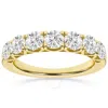 Brilliant Diamond 1.50 Carat 14k Yellow Gold Diamond Ring For Women | Lab Grown Diamond | 7- Stone A